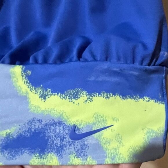 NWT NIKE Cascade Drape-Back Active Tankini Top Blue Women’s Size Small - Picture 5 of 8